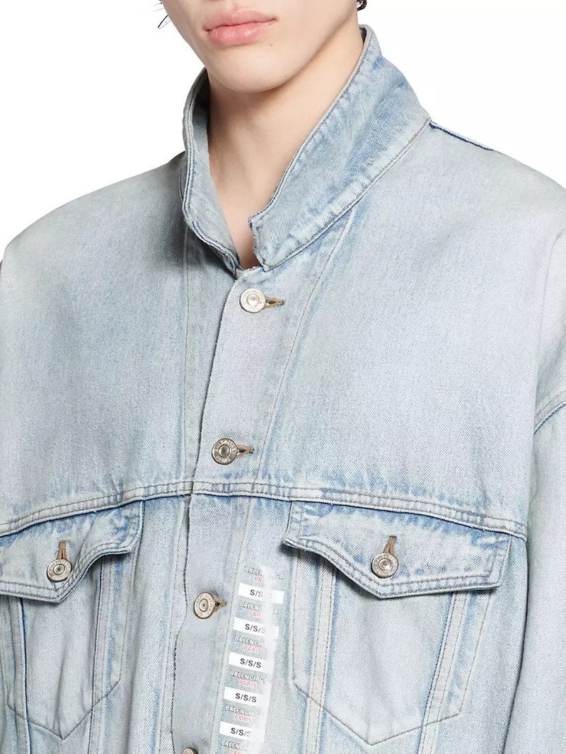 Denim Size Sticker Jacket 5