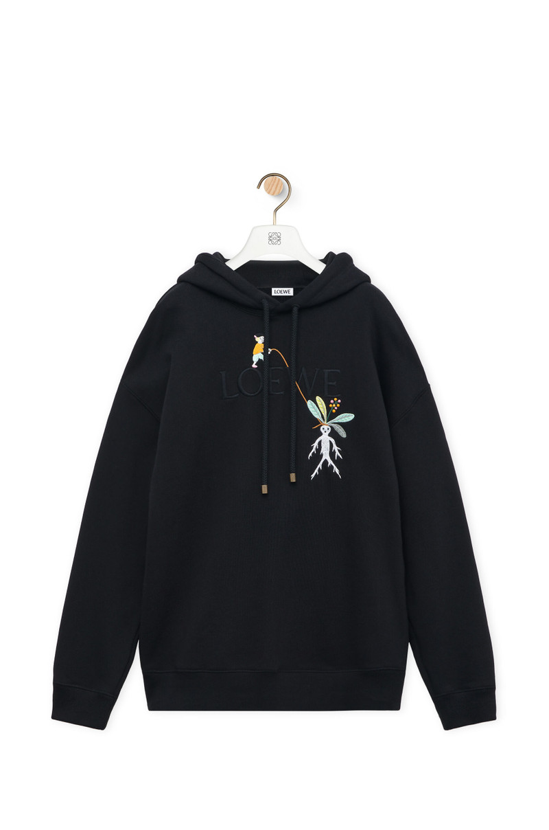 Loewe Relaxed fit hoodie in cotton | REVERSIBLE