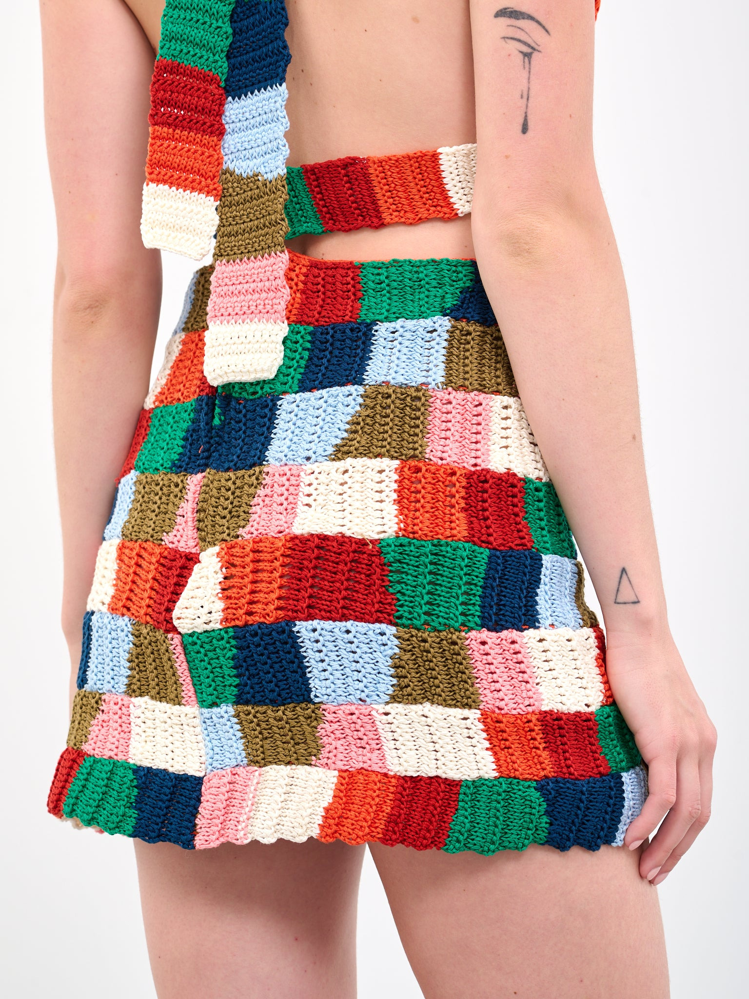 No Vacancy Inn Color-Block Mini Skirt - 5