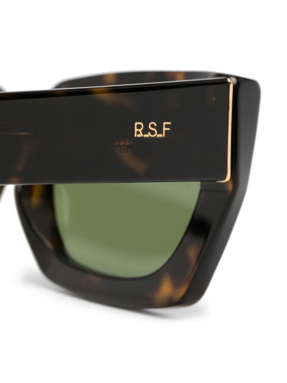 tortoiseshell-effect rectangular-frame sunglasses - 3