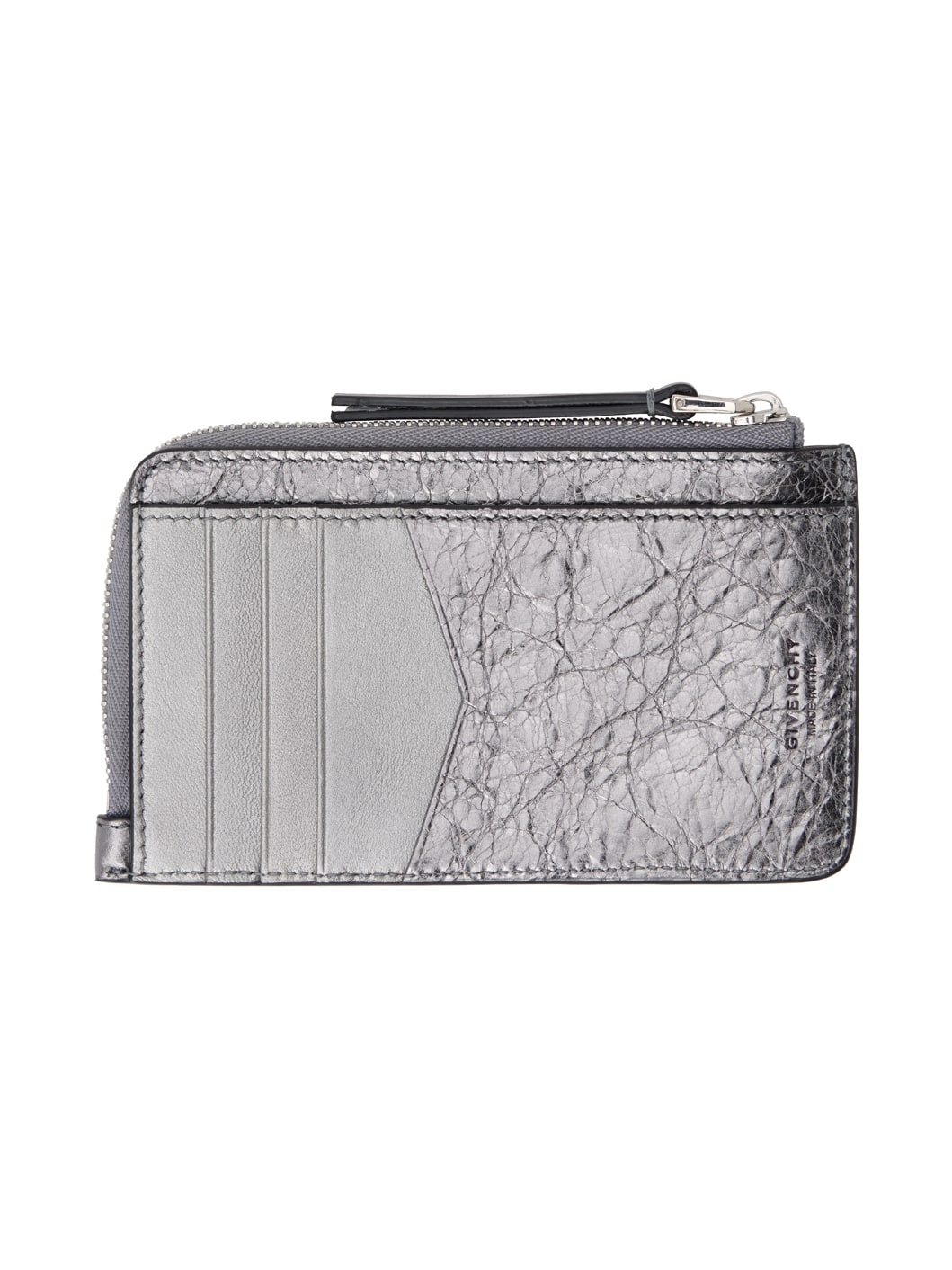 Silver Voyou Zipped Wallet - 2