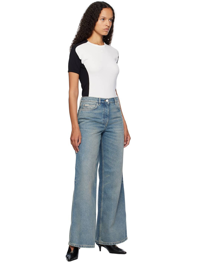 courrèges Blue Hammer Baggy Jeans outlook