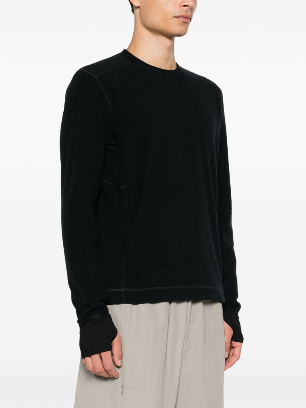 logo-patch performance sweatshirt - 4