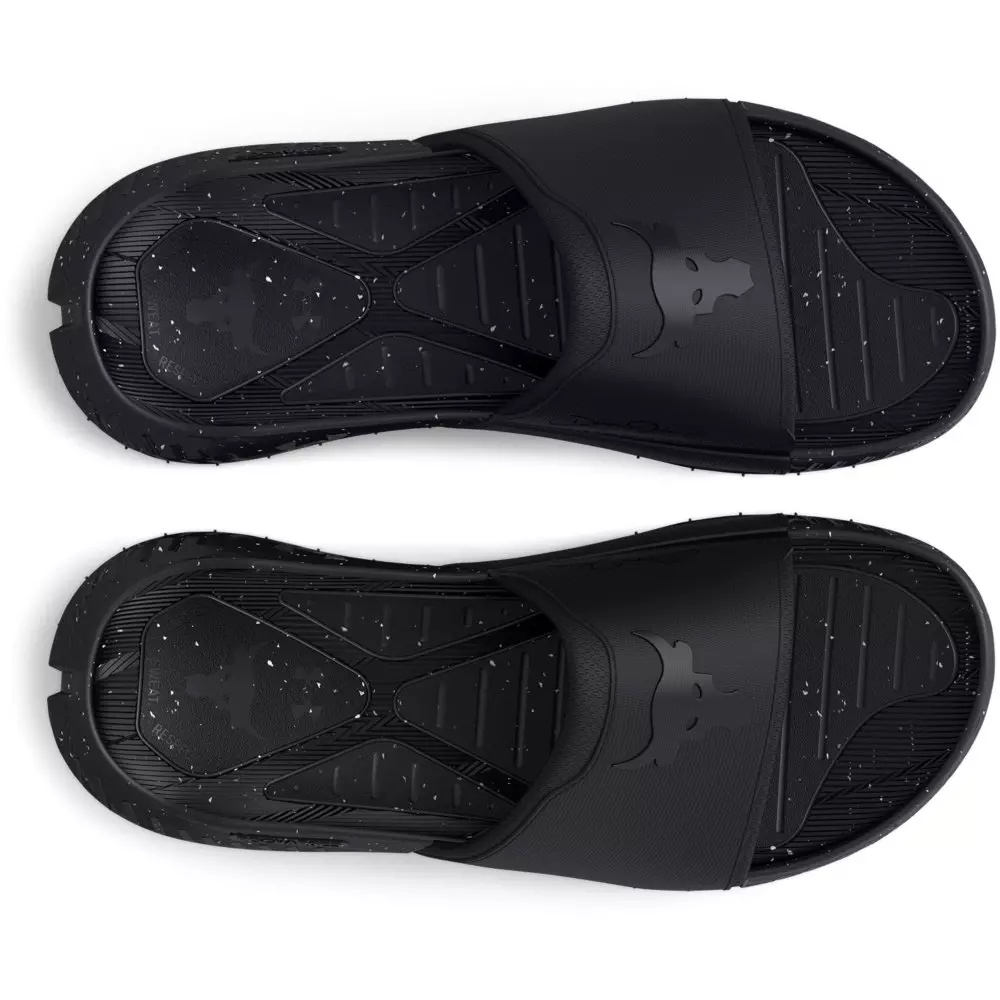 Project Rock 3 "Black/Pitch Grey" Unisex Slide - 4
