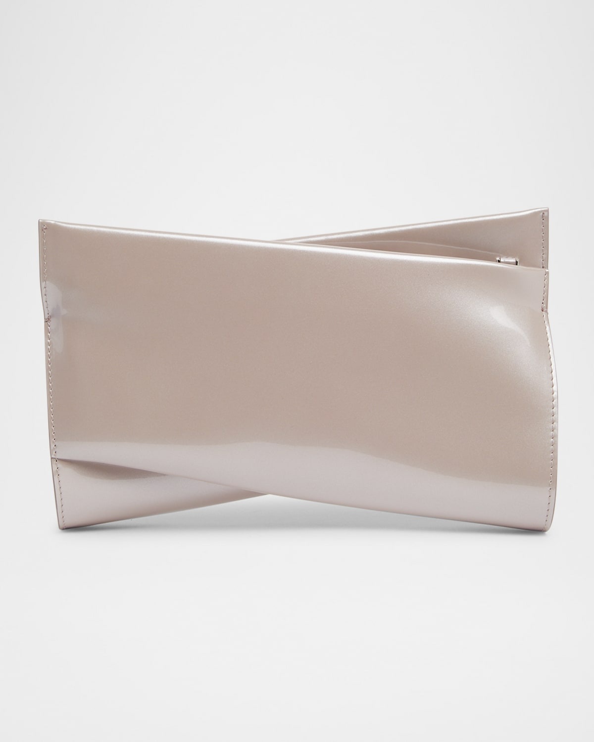 Loubitwist Small Patent Leather Clutch Bag - 1