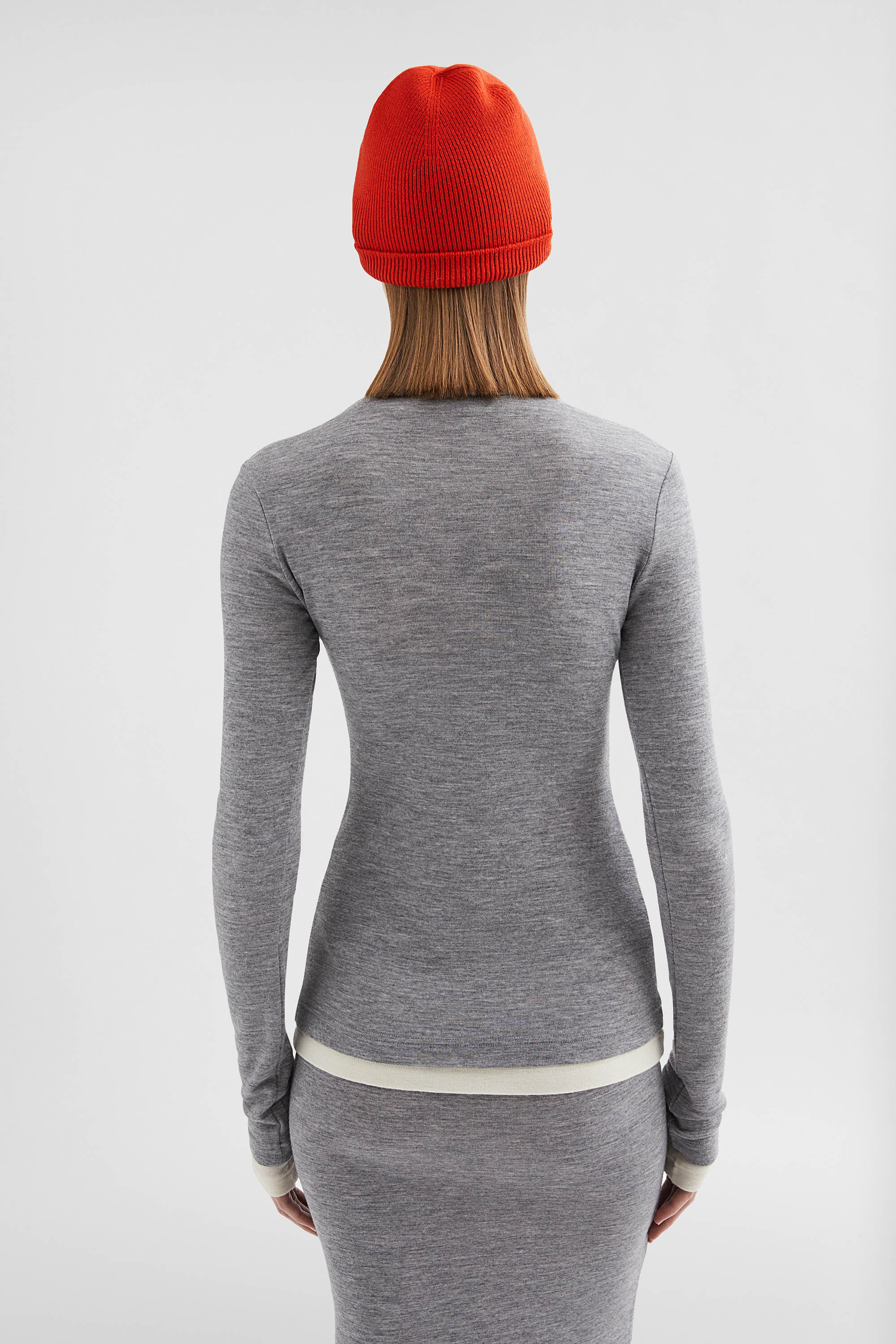 Lightweight Wool Layered T-Shirt - 4