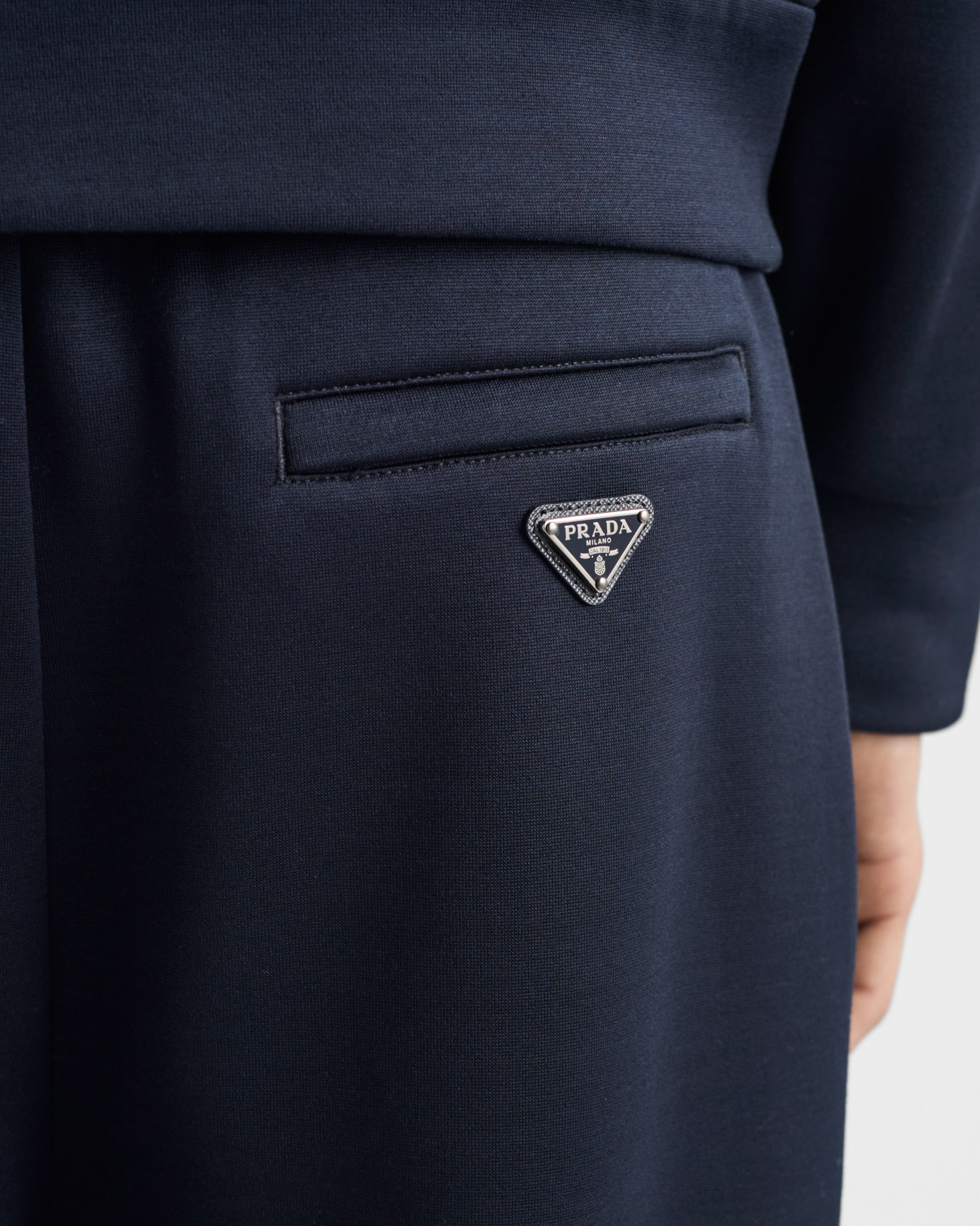 Technical cotton and Re-Nylon pants - 6