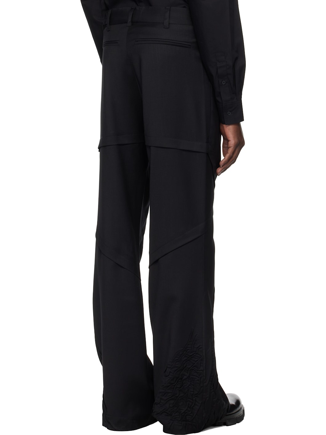 Black Inertia Trousers - 3