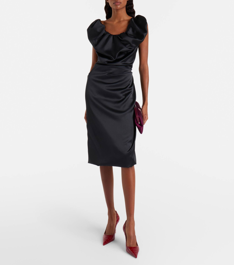 Vivienne Westwood Rill draped midi dress outlook