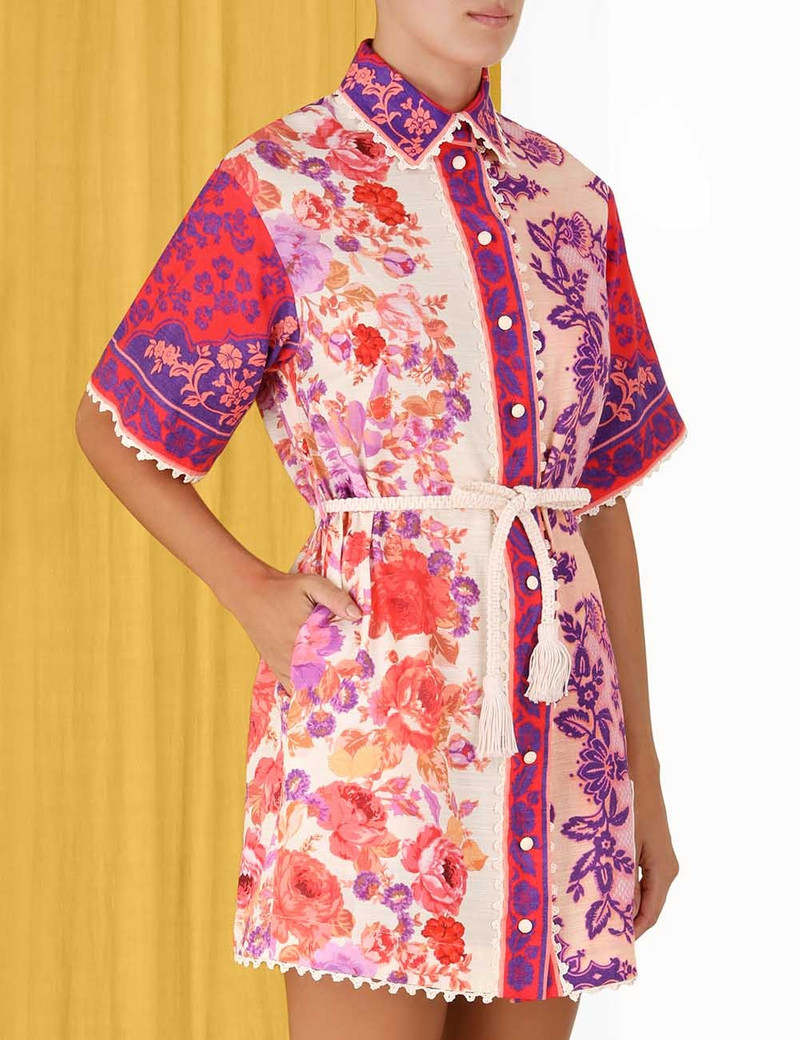 RAIE TRIMMED SHIRT DRESS 5