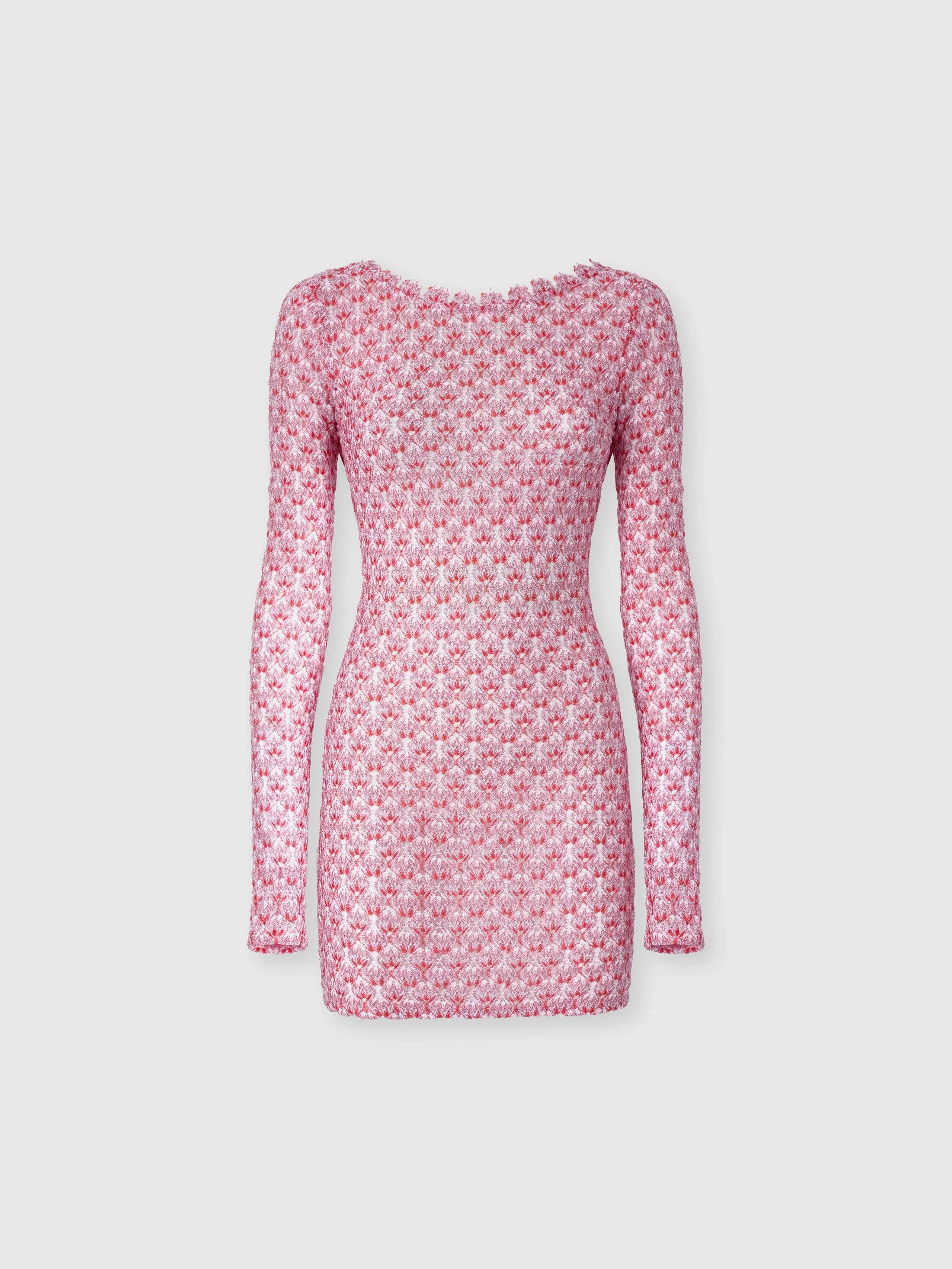 Missoni Short Lace Long Sleeve Cover-up in Red at Nordstrom - 1