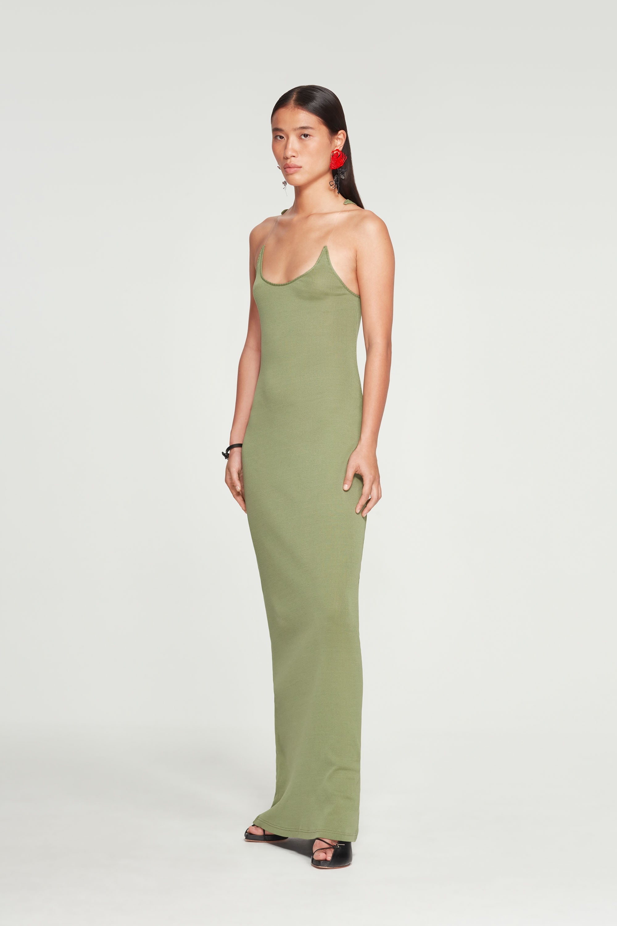 Invisible Strap Dress - 5