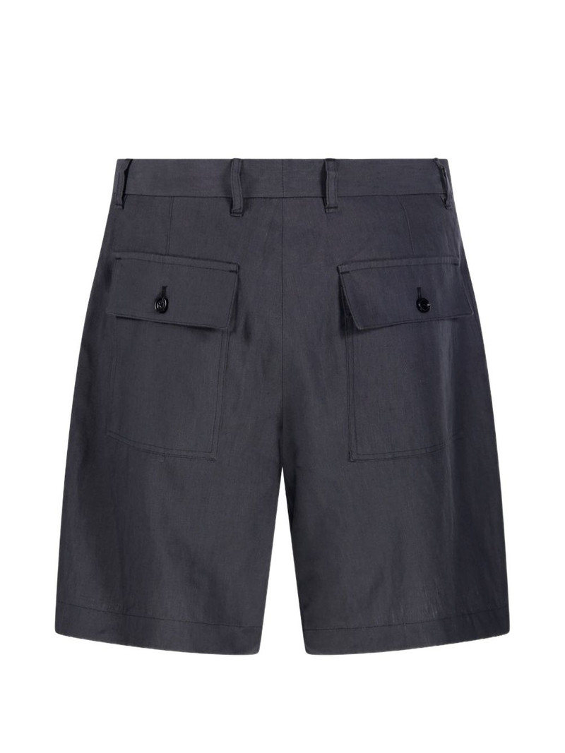 LARDINI flap-pocket shorts outlook