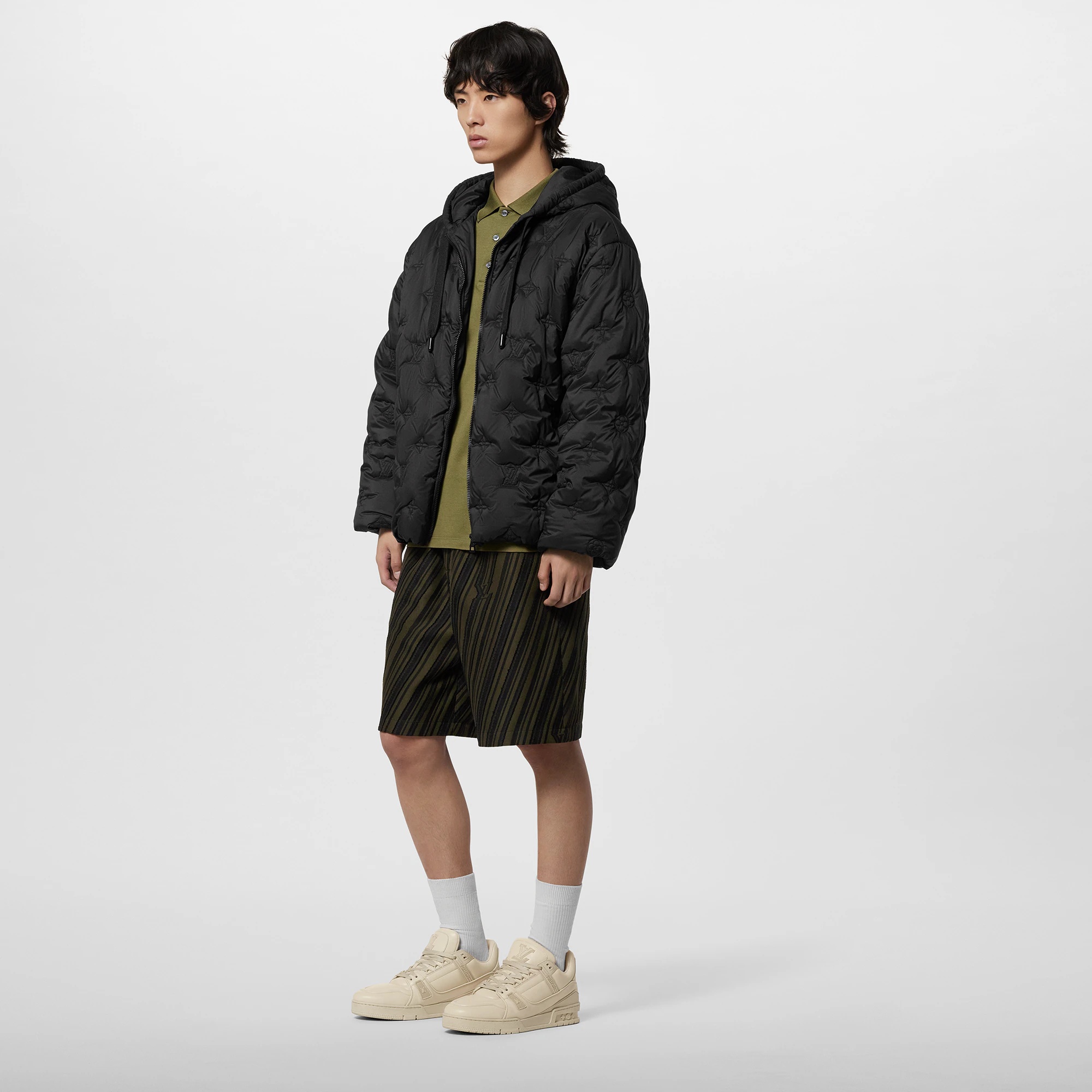 Monogram Quilted Hooded Blouson - 4
