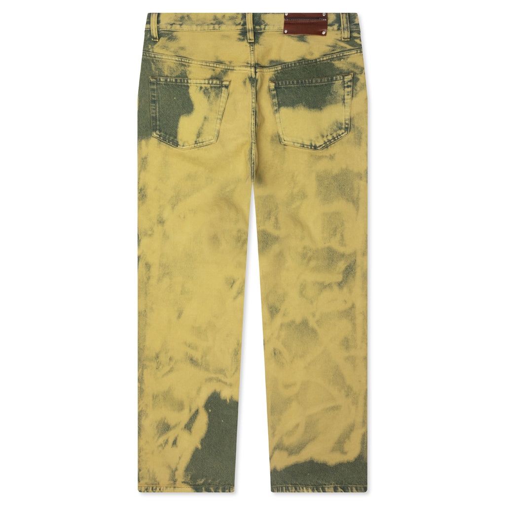 LOOSE FIT JEANS - LIME - 2