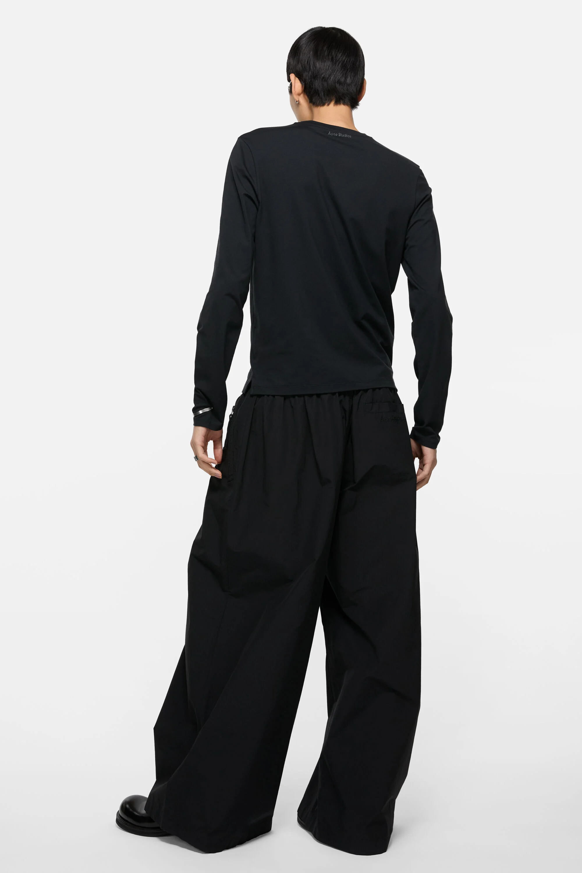Long sleeve t-shirt - regular fit - Black - 3