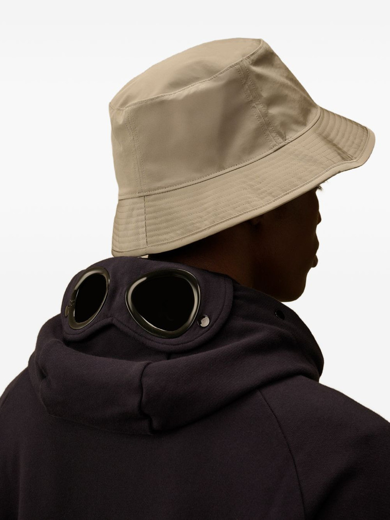 C.P. Company logo-patch bucket hat outlook