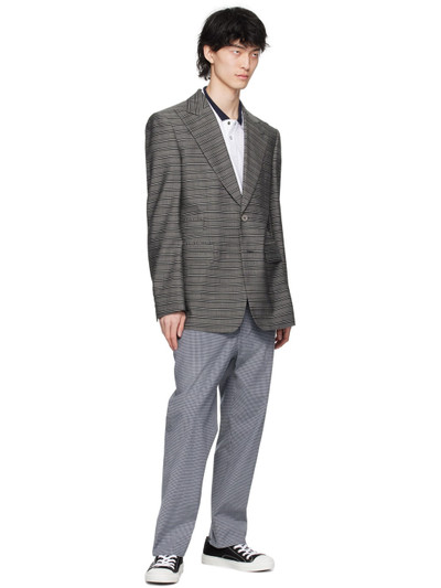 Vivienne Westwood Gray Striped Blazer outlook