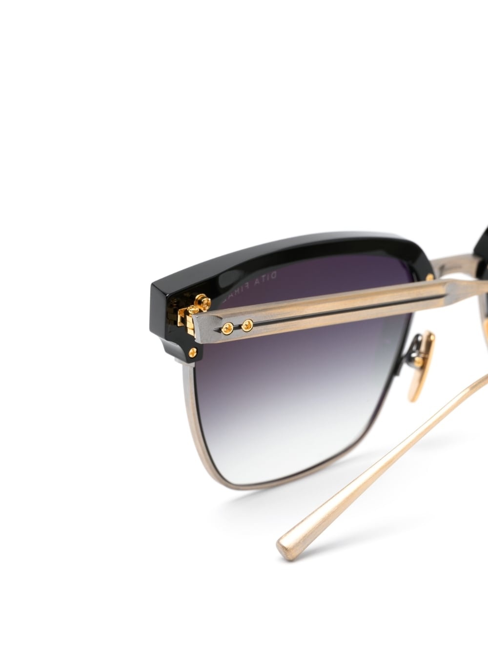 contrasting-bridge sunglasses - 3