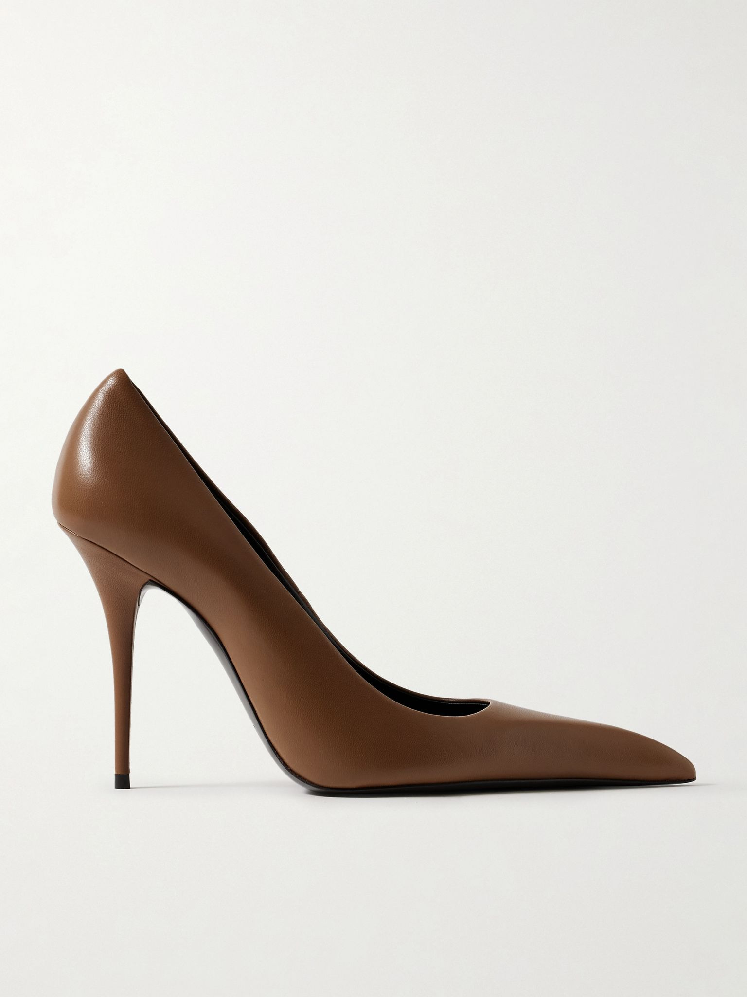 Élysée leather pumps Dark brown - 1