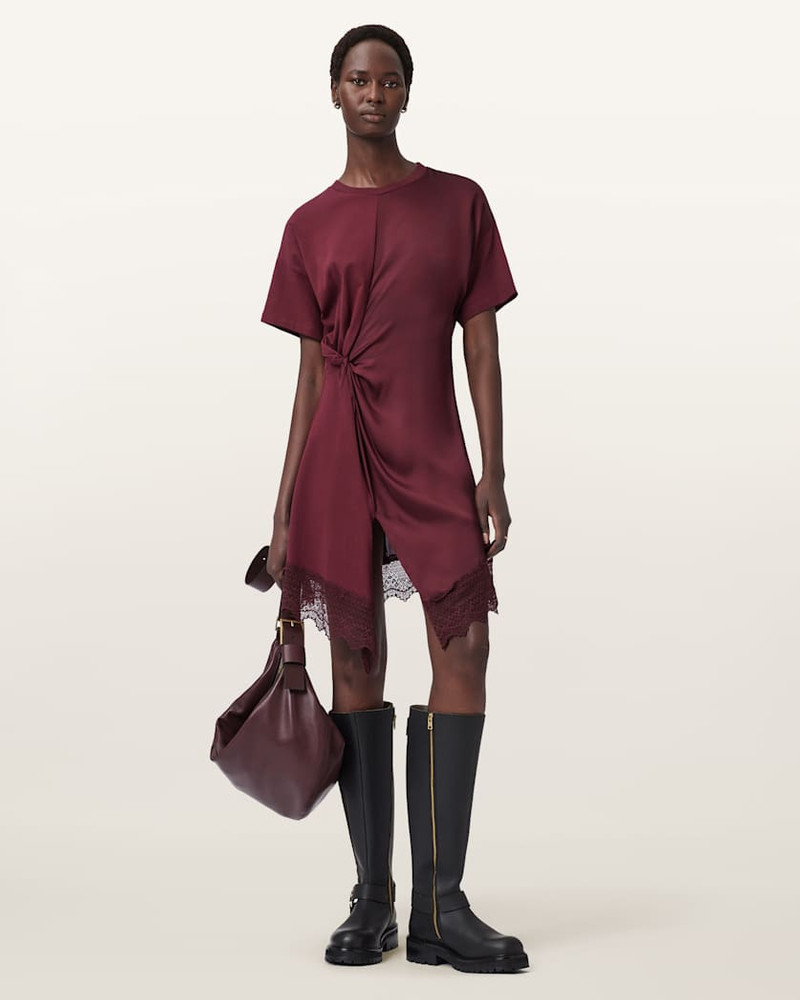 ALLSAINTS LANA LACE MINI DRESS outlook
