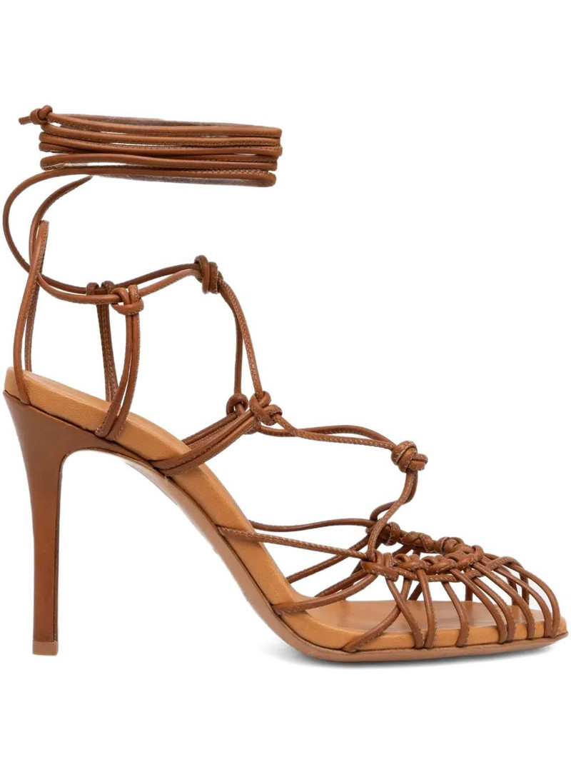 strappy high-heeled sandals 1