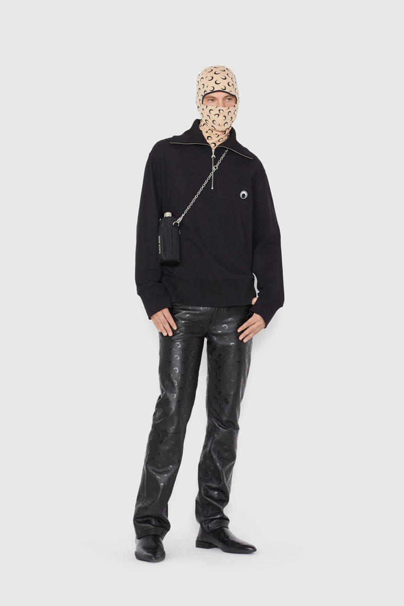 Marine Serre Recycled Moon Jersey Balaclava outlook