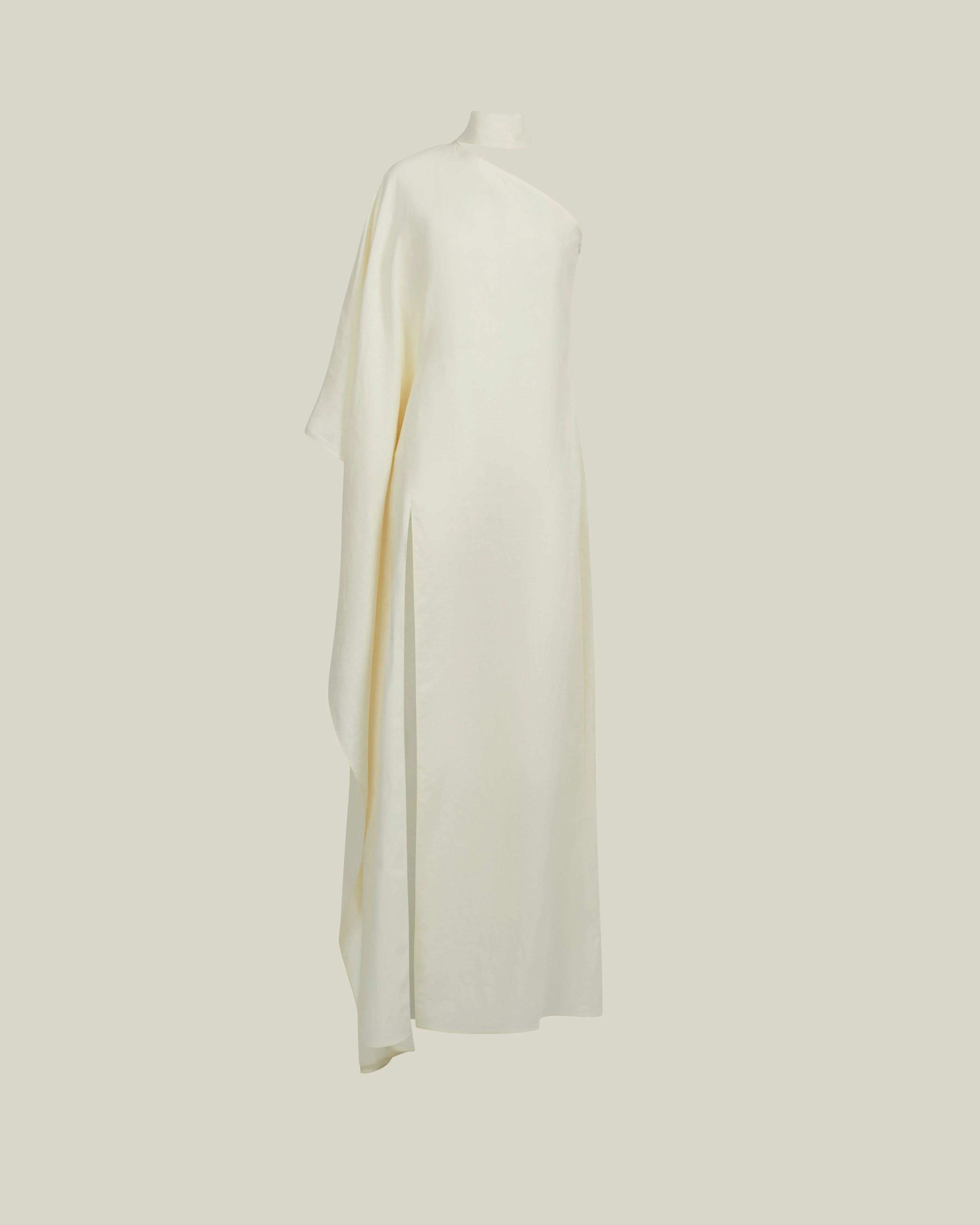 Paloma Linen Dress in Ivory - 1