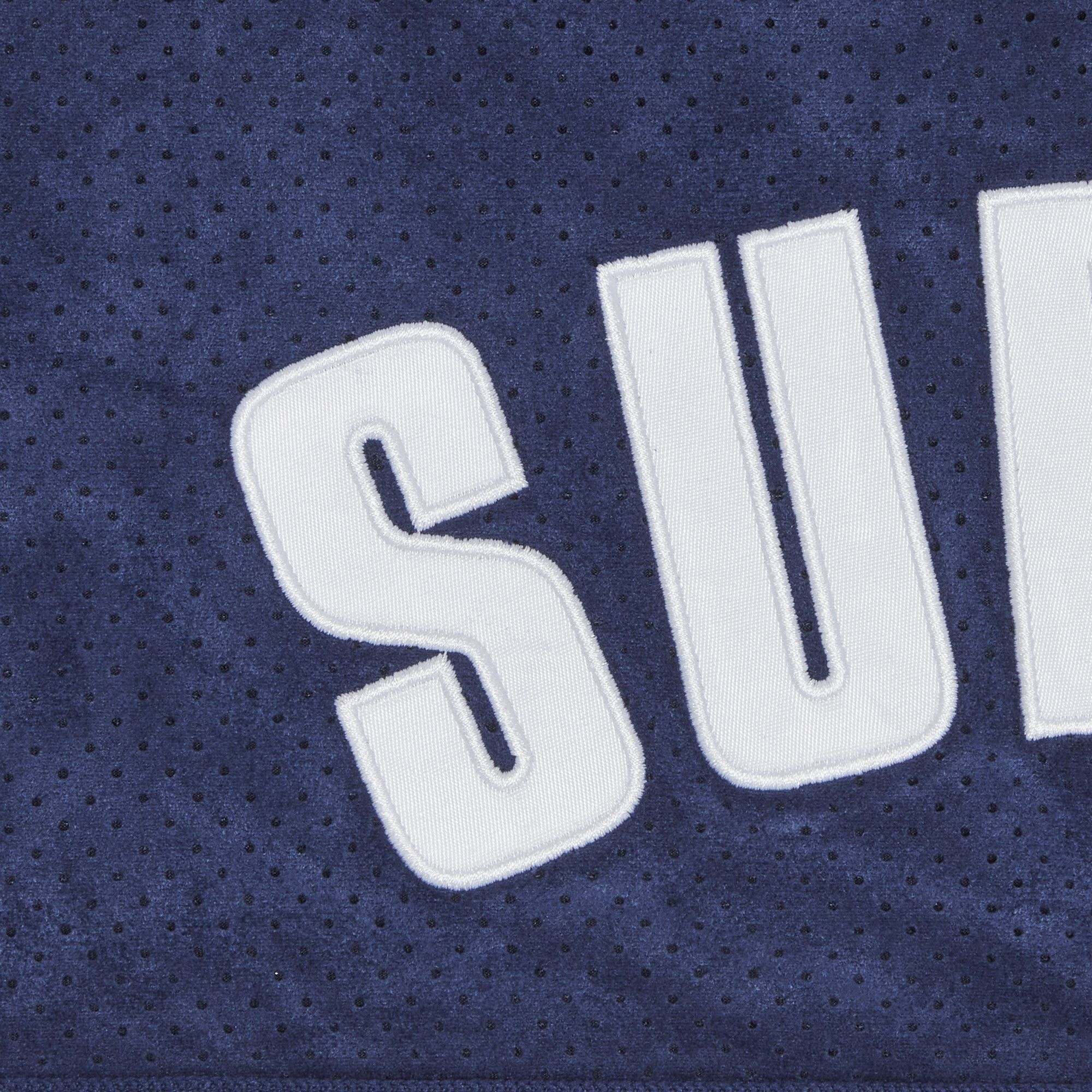 Supreme Ultrasuede Mesh Short 'Navy' - 3