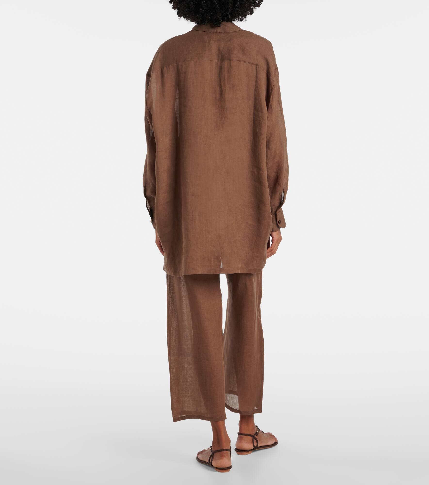 Niko oversized ramie shirt - 3