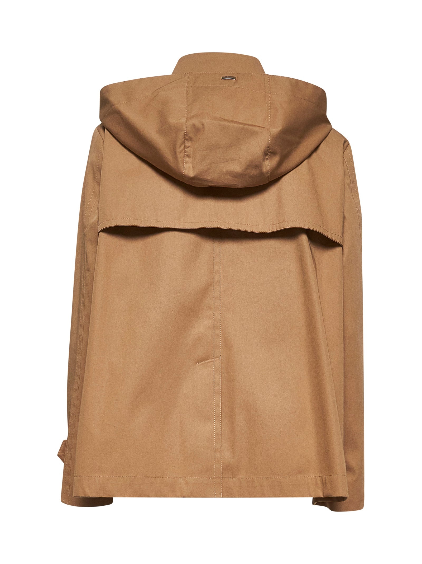 コート HERNO 'Dean' short trench coat Brown Herno Camel cotton dean short trench coat | REVERSIBLE