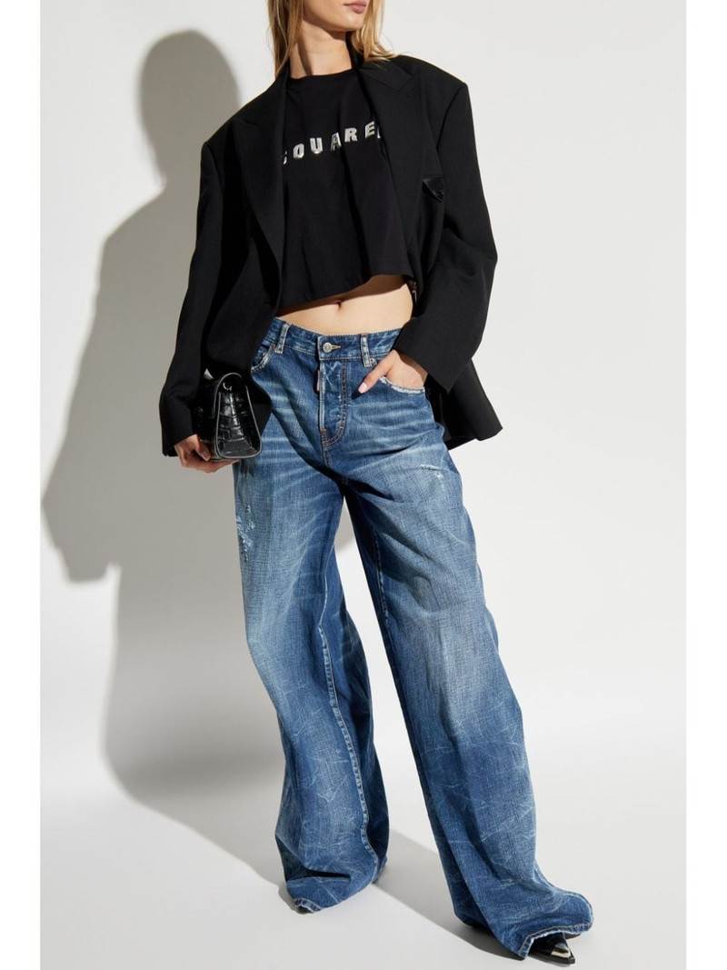 DSQUARED2 logo-print t-shirt outlook