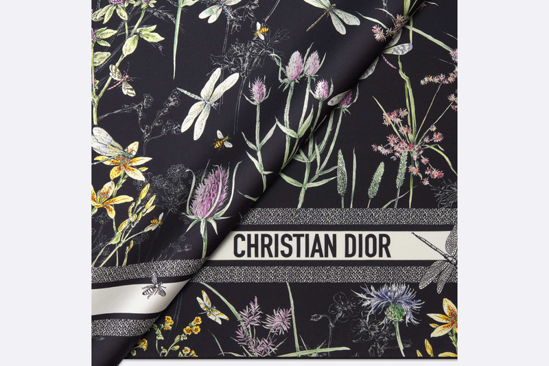 Dior Herbarium 90 Square Scarf 6