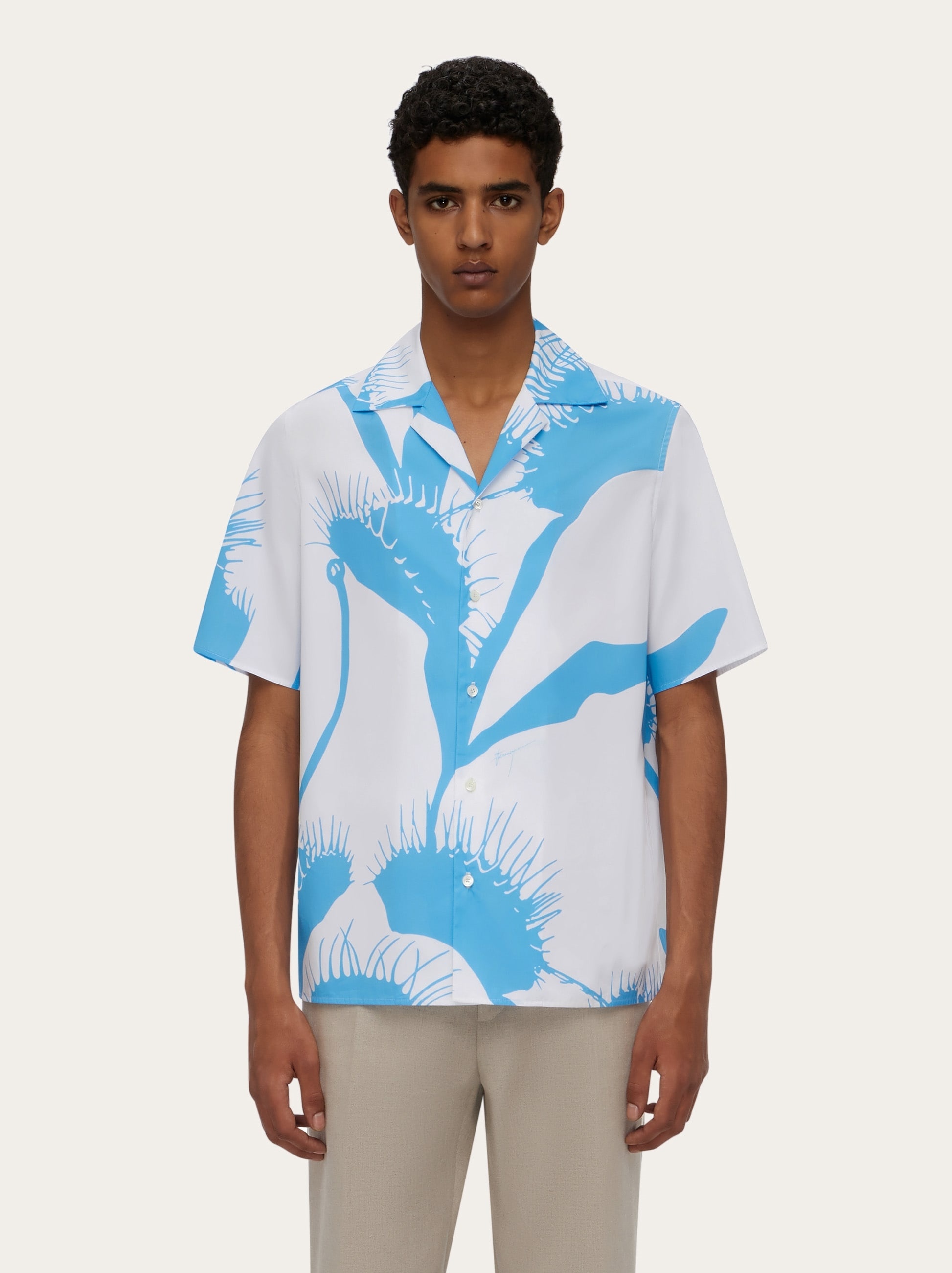 Venus print bowling shirt - 2