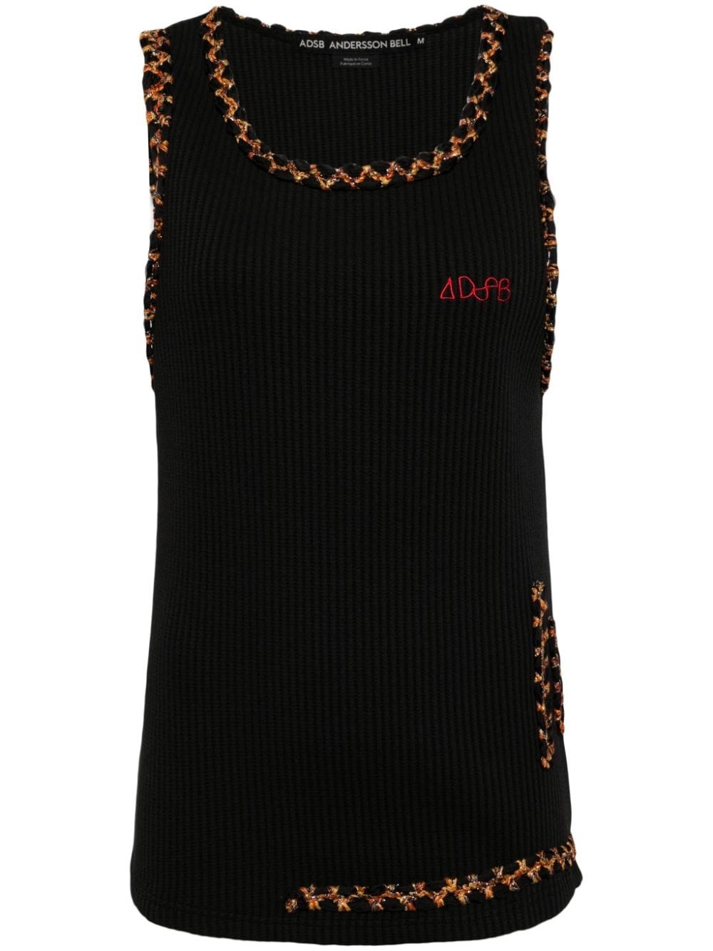 ribbed-knit tank top - 1