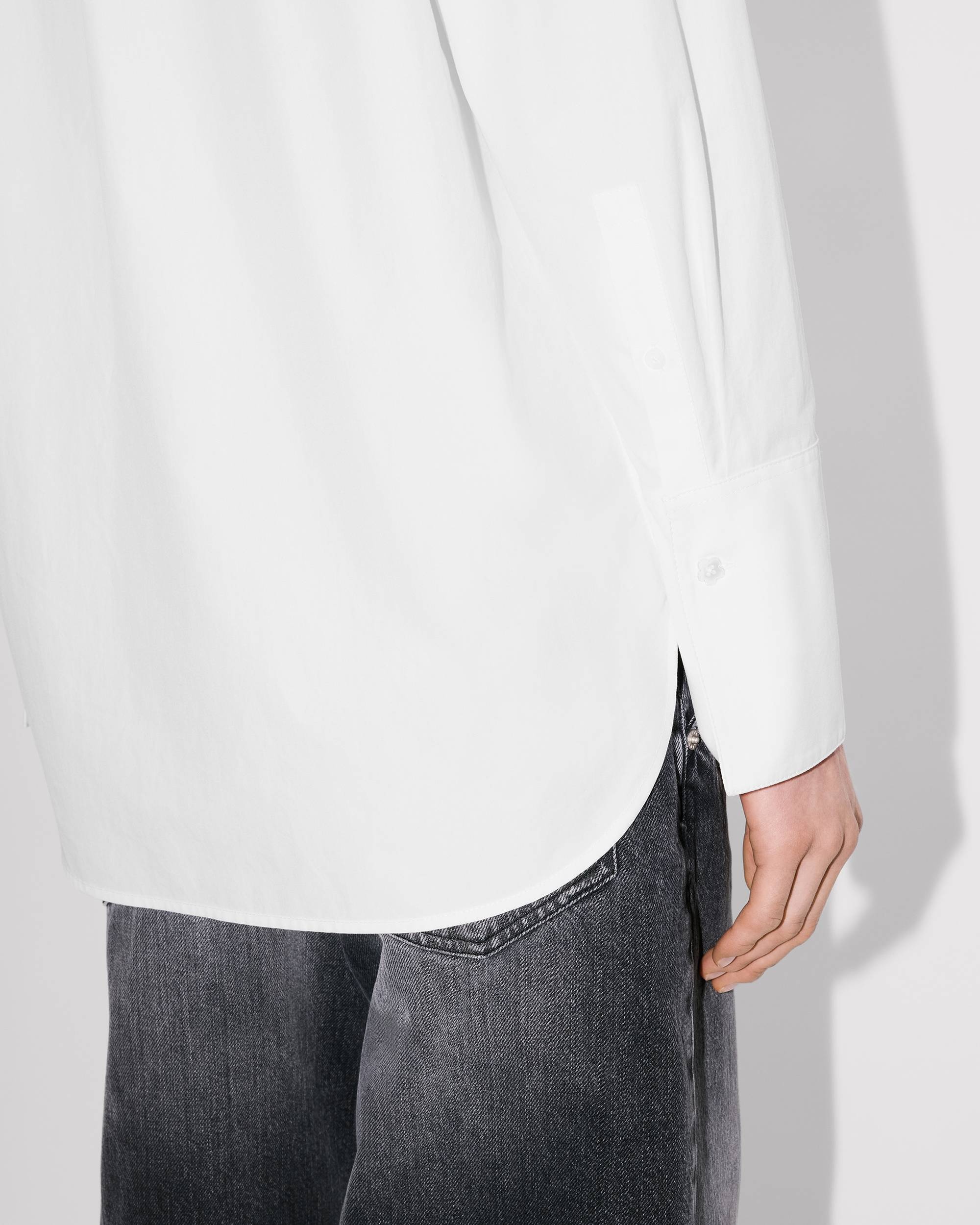 'Boke Flower' pin shirt in cotton poplin - 7