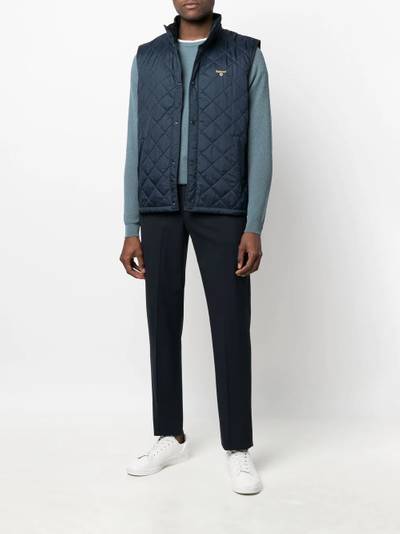 Barbour Crest quilted high-neck gilet outlook