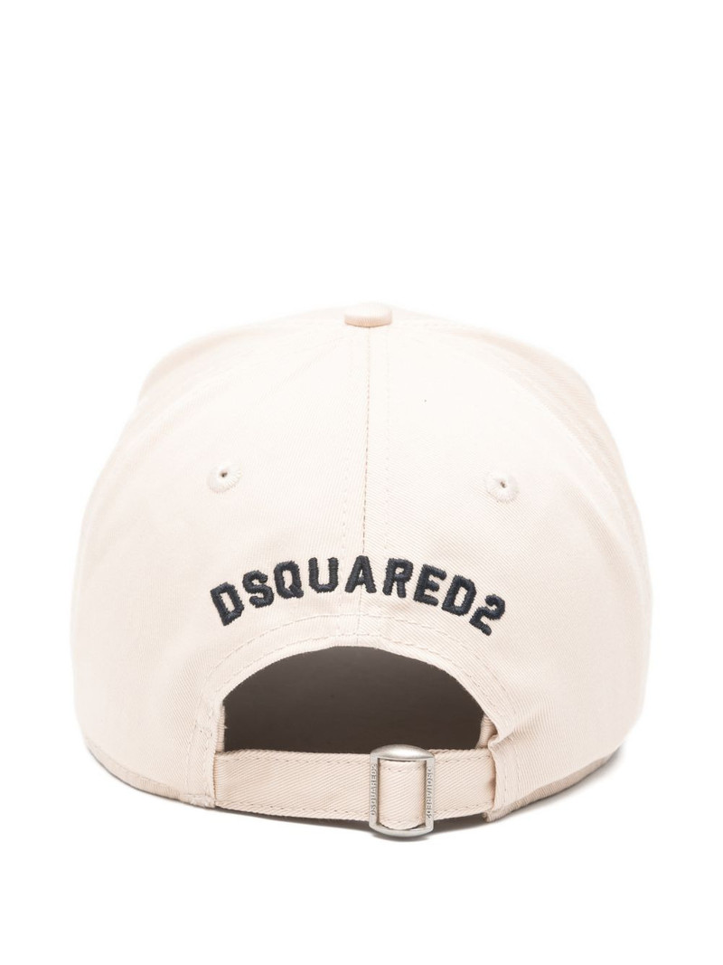 DSQUARED2 D2 College distress-detail baseball cap outlook