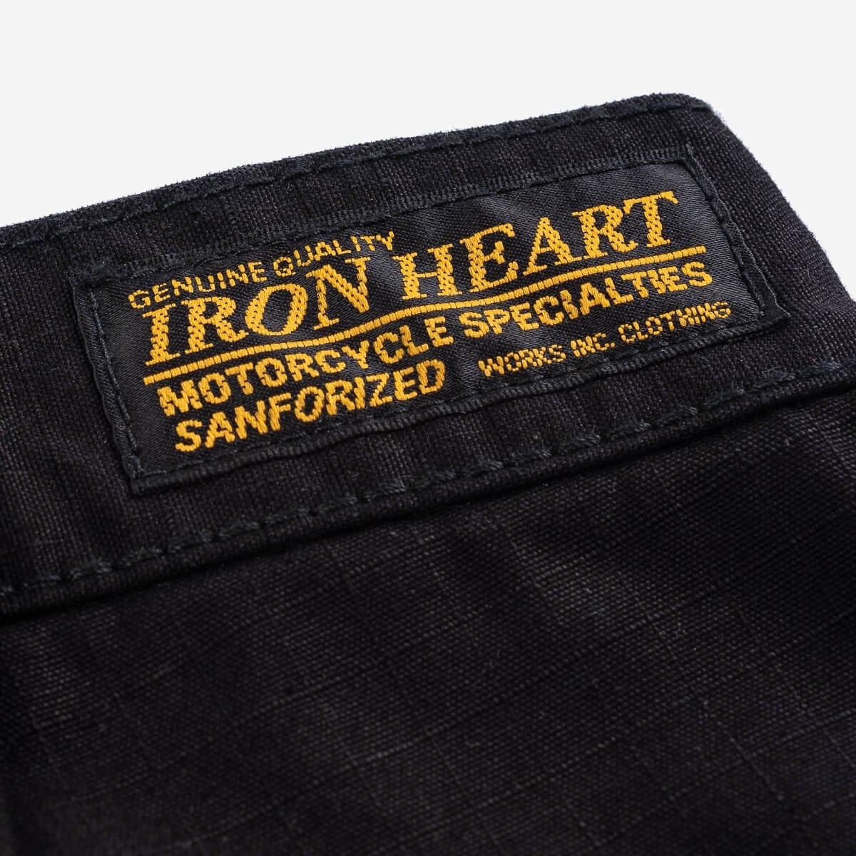 IH-734-BLK 8oz Ripstop Cargo - Black - 14