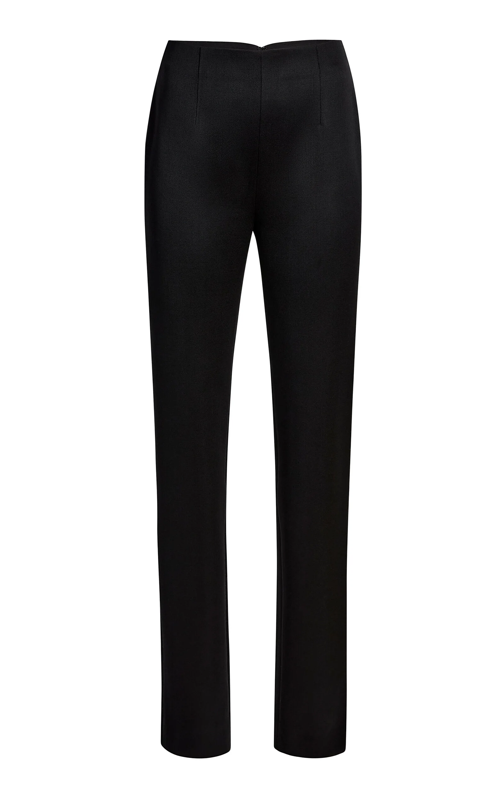 Ryden Sateen-Wool Straight-Leg Pants black - 1