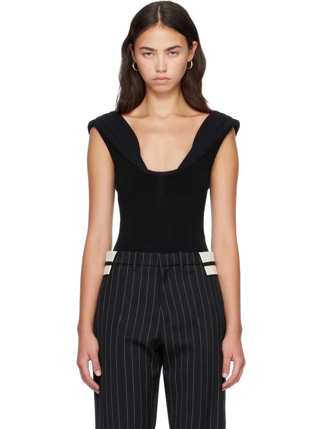Black 'The Sculpted' Bodysuit - 1