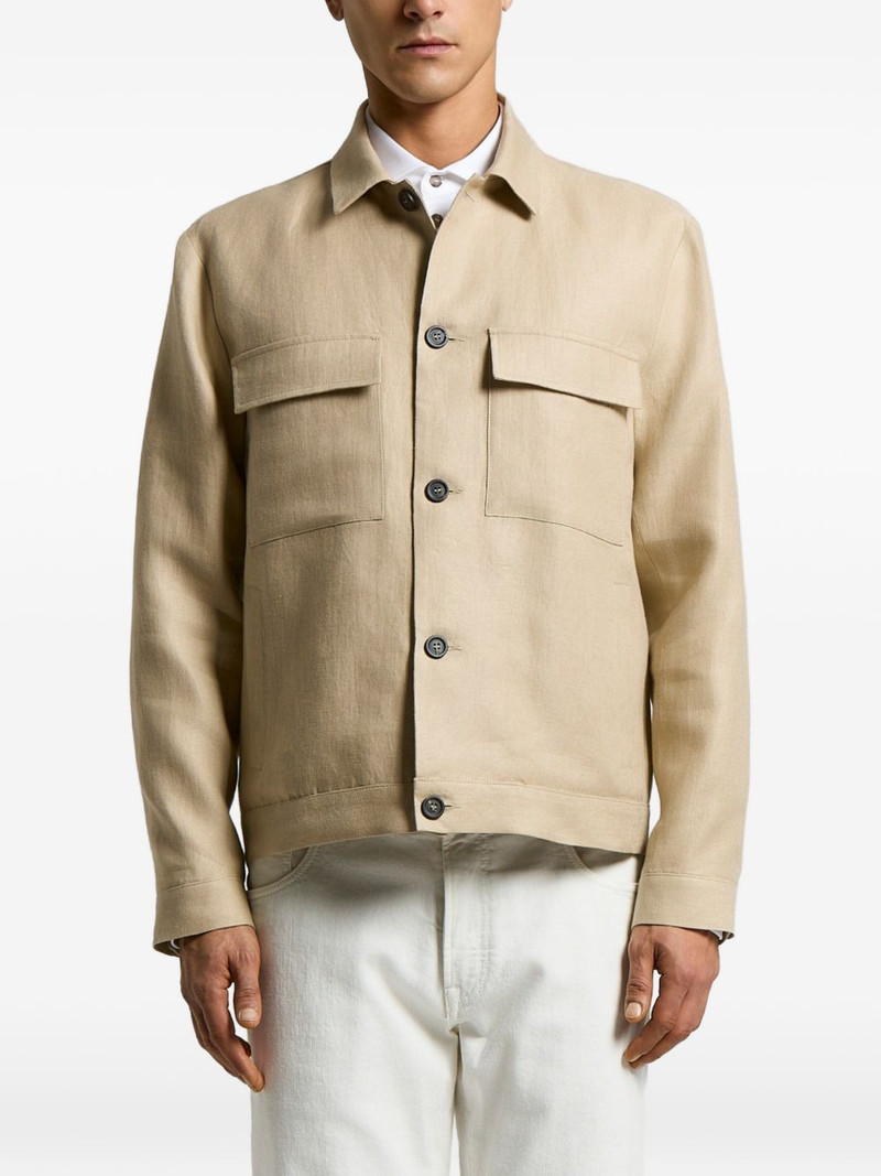 button flap-pocket jacket 1