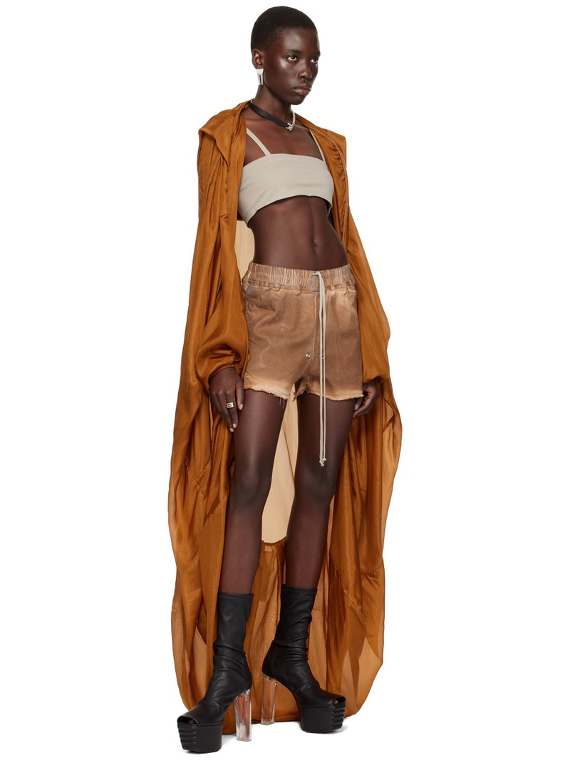 Brown Gabe Denim Shorts 4