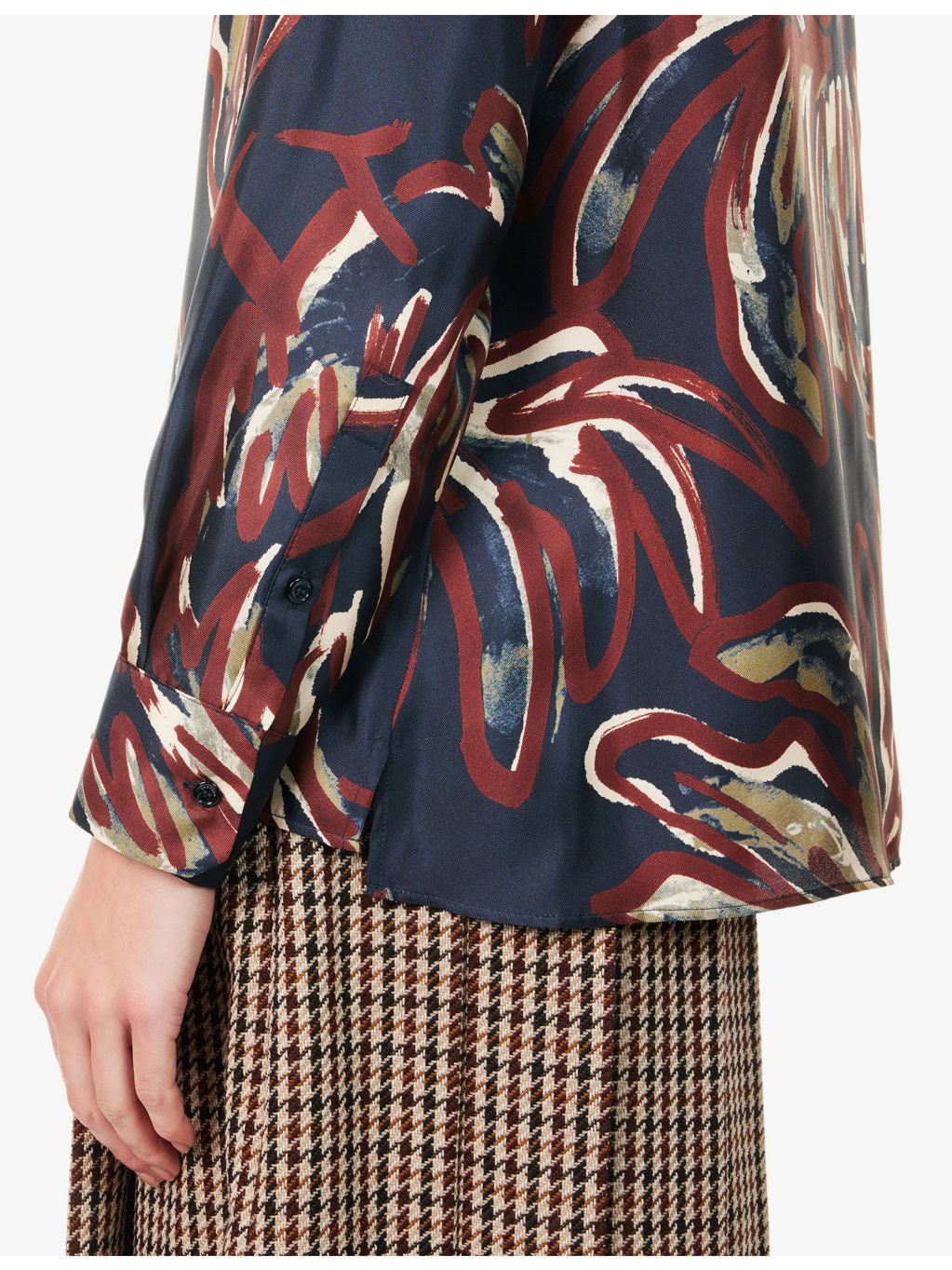 Rive Long-Sleeve Silk Shirt - 5