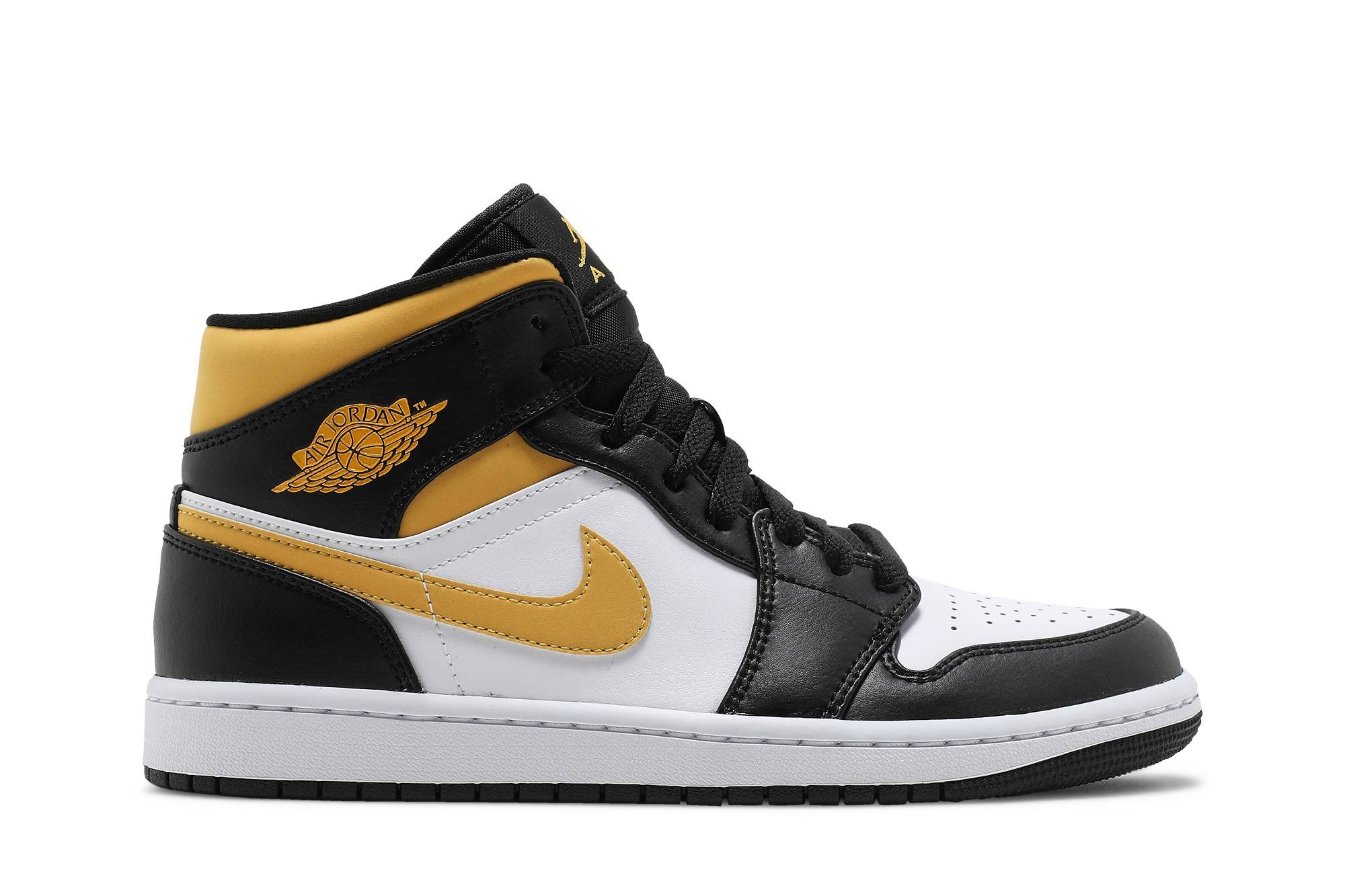 Air Jordan 1 Mid 'Black University Gold' - 1