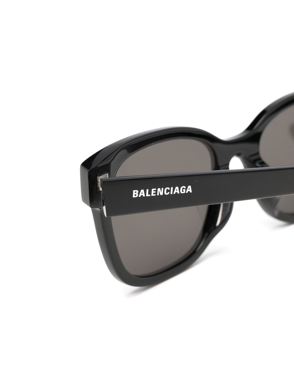 logo-print square-frame sunglasses - 3