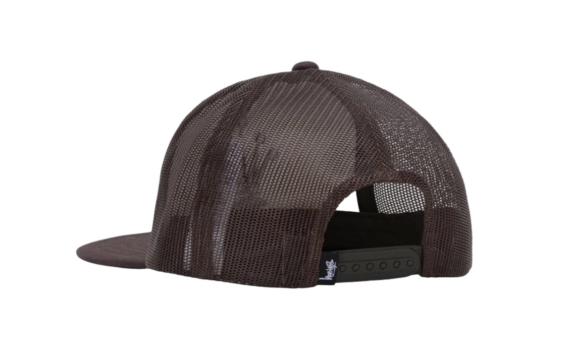 Stussy Crown Stock Trucker Cap 'Brown' 1311056 - 2
