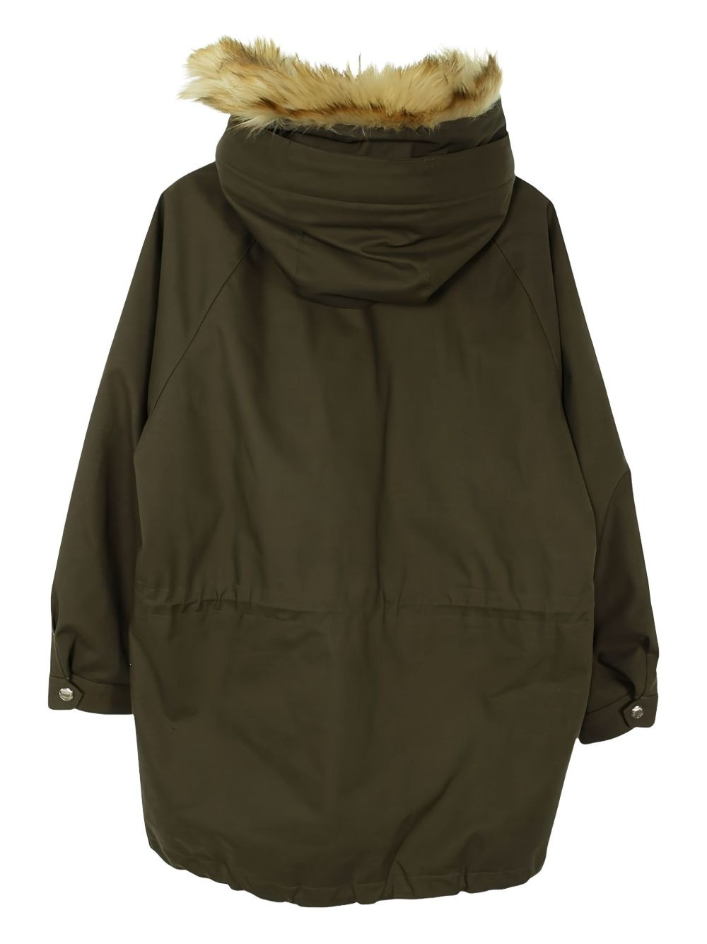 faux-fur-trimmed hooded parka - 2