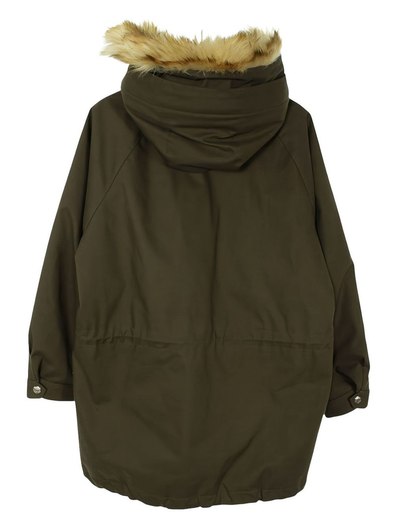 Mackintosh faux-fur-trimmed hooded parka outlook