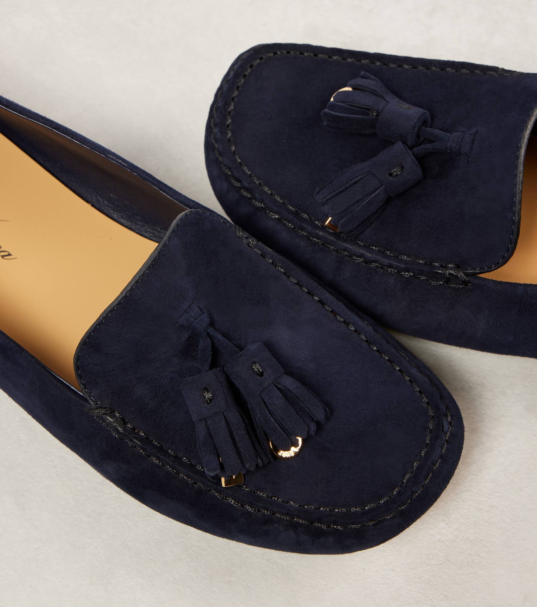 Dot Sole Walk suede driving shoes - 5